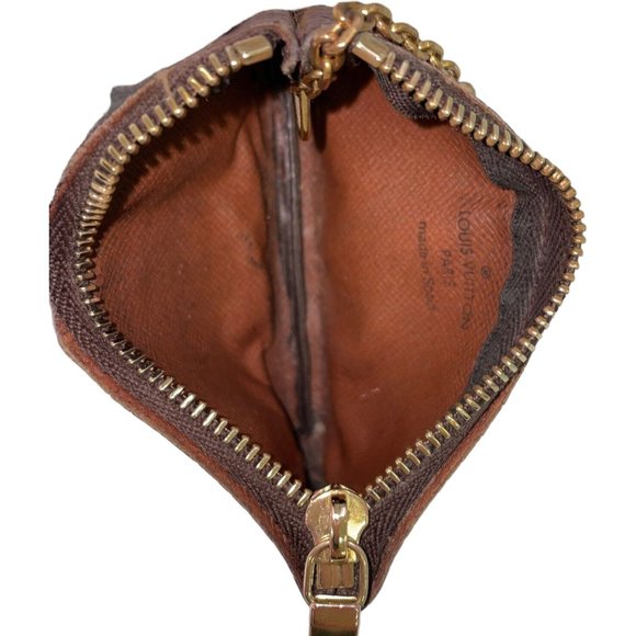 571129F V Louis Vuitton Wallet Pochette Cles Hook Brown Monogram - Picture 8 of 10